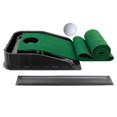 thumbnail image 2 of DimyFew Golf Putting Green Mat Practice Equipment 85.04inchx8.66inch Easy to to Assemble, 2 of 9