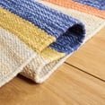 thumbnail image 4 of SAFAVIEH Cotton Kilim Kilim Southwestern Cotton Area Rug, Blue/Ivory, 5' x 8', 4 of 10