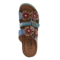 thumbnail image 3 of L’Artiste Brash Hand-Painted Leather Floral Sandal, 3 of 8