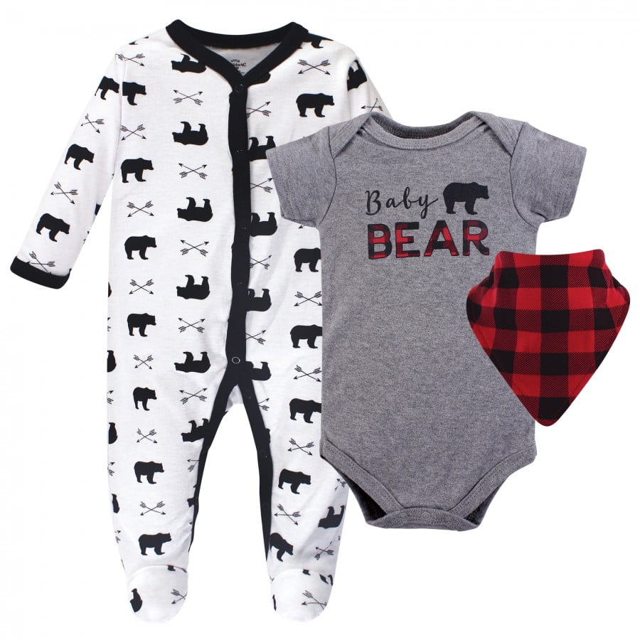 Little Treasures Little Treasure Baby Boy Sleep and Play, Bodysuit