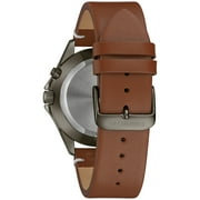 Caravelle by Bulova Mens Brown Leather Strap Watch - 45C119
