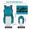 thumbnail image 2 of Sac à Dos Pliable Léger en Nylon Résistant à l'Eau pour Randonnée, Voyage, Vélo et Camping, 2 of 7