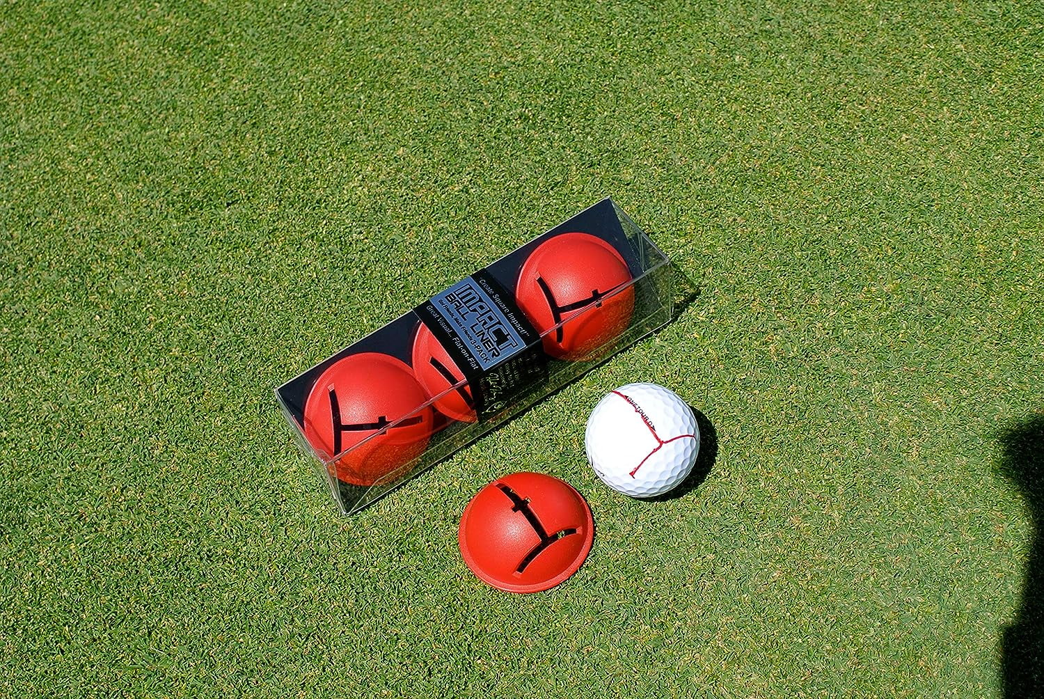 EyeLine Golf Impact Ball Liner 3-Pack with Marker by Hank Haney