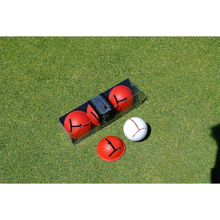EyeLine Golf Impact Ball Liner 3-Pack with Marker by Hank Haney