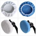 thumbnail image 4 of Cheers.US 5Pcs 5-6/7-8/9-10 Inch Soft Microfiber Auto Car Polisher Pad Waxing Polishing Bonnet Buffing Cover Wax Applicator, 4 of 7