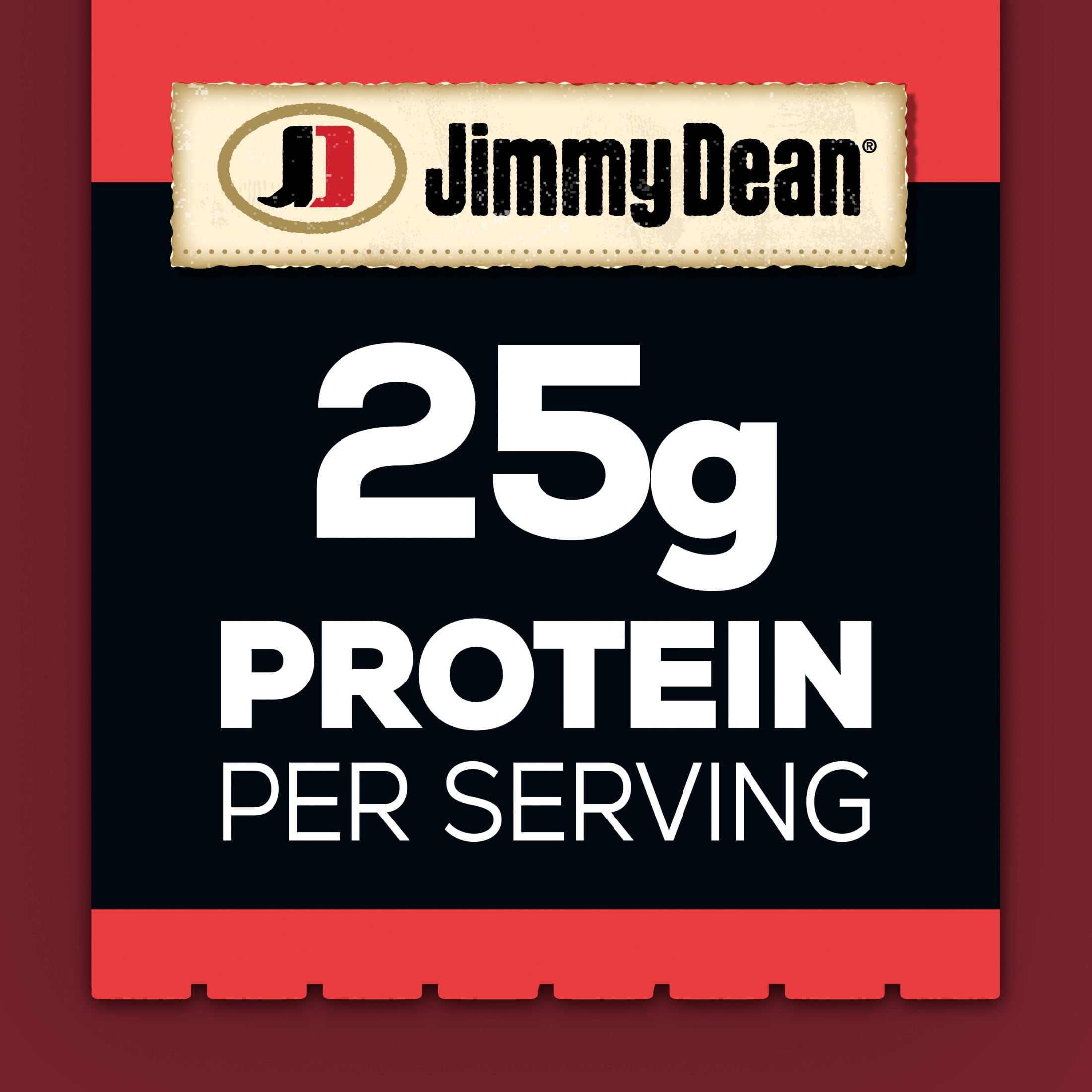 Jimmy Dean Protein Breakfast, Burger, Egg, Cheese Brioche, Fully Cooked Frozen Sandwiches, 2 Count