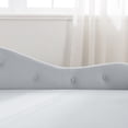 thumbnail image 3 of Grey velvet chaise lounge with button tufted design and pillow for a cozy reading corner at home, 3 of 6