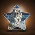 thumbnail image 3 of Star Shaped Energy Saving Night Light Living Room Night Light, Bedroom Night Light, Corridor Night Light, Study Night Light The Sea and The White Tiger, 3 of 6