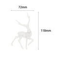 thumbnail image 4 of Cheapark Lighted Deer Family Outdoor Decoration - Life-Size Winter Christmas Decor, Weatherproof LED Design for Front Yards Garden Home Festive Displays, 4 of 8