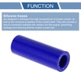 thumbnail image 4 of Unique Bargains 1pcs 16mm 0.63" ID 76mm 2.99" Length 0° Blue Car Silicone Hose Universal, 4 of 7