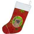 thumbnail image 2 of Carolines Treasures SC9586-CS Brussels Griffon Red Snowflakes Holiday Christmas Stocking  Large multicolor, 2 of 2