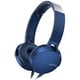 thumbnail image 1 of Audifonos de Diadema Sony MDRXB550AP/L Azules, 1 of 2