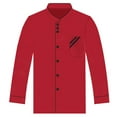 thumbnail image 2 of Flmtop Unisex Short Long Sleeve Chef Jacket Coat Hotel Kitchen Service Uniform Workwear, 2 of 8