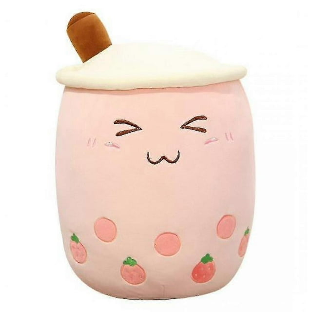 Stuffed Plush Bubble Tea Plush Pillow , Hugging Cushion Plush Food