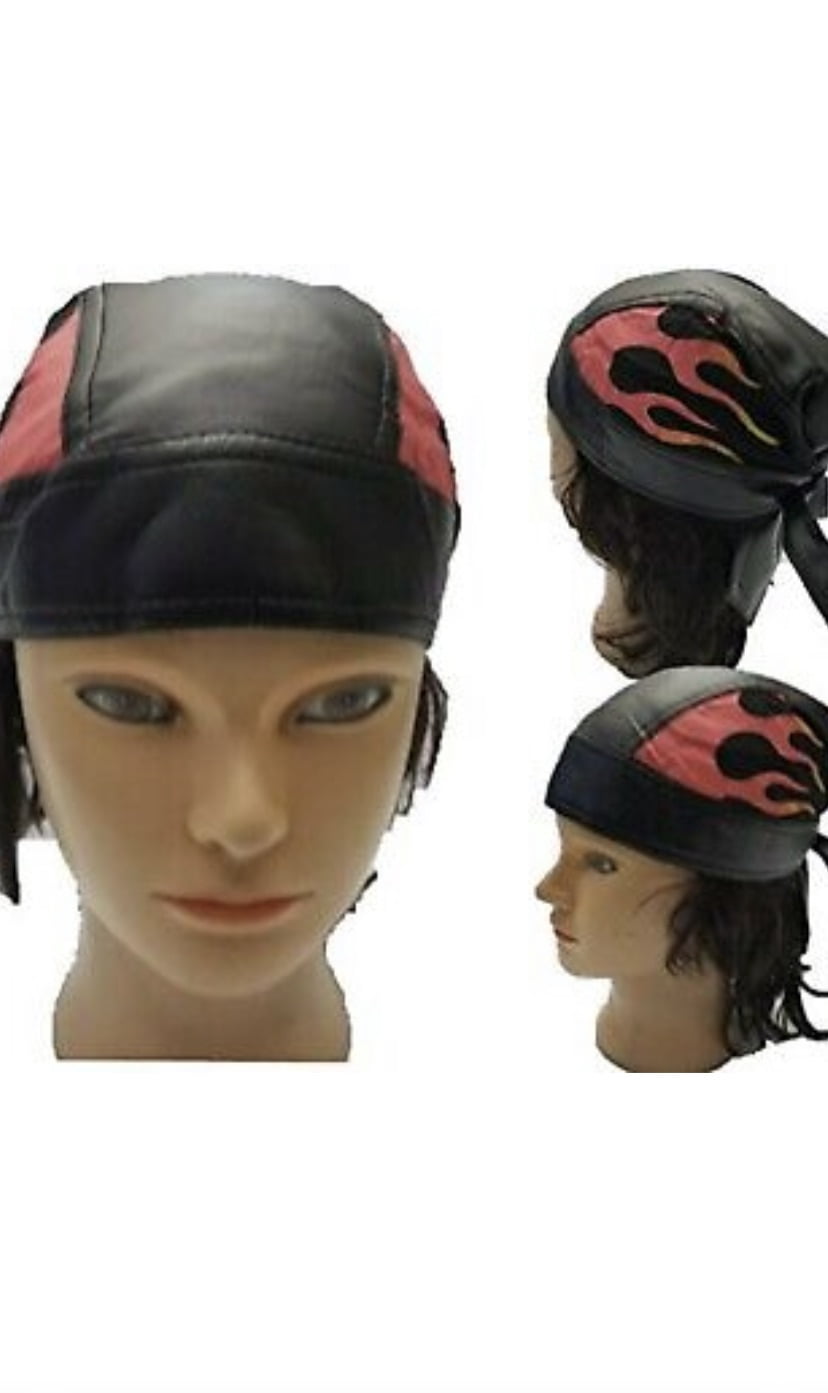 Fire Flames Durag Bandana Fire Headband Head Wrap Dorag Biker Scarf Cap Skull Walmart Com