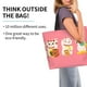 thumbnail image 2 of Balery Cute Cat Bolsa Tote Estilo Estético con Cremalleras, Bolsa de Hombro, Bolsa de Compras Grande y Plegable, 2 of 8