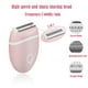 thumbnail image 2 of Afeitadora eléctrica para mujer: compacta, inalámbrica, para usar en seco y húmedo, con doble recortador para una piel suave y rápida, ideal para la línea del bikini y para viajes. BEAUTISILK (rosa), 2 of 5