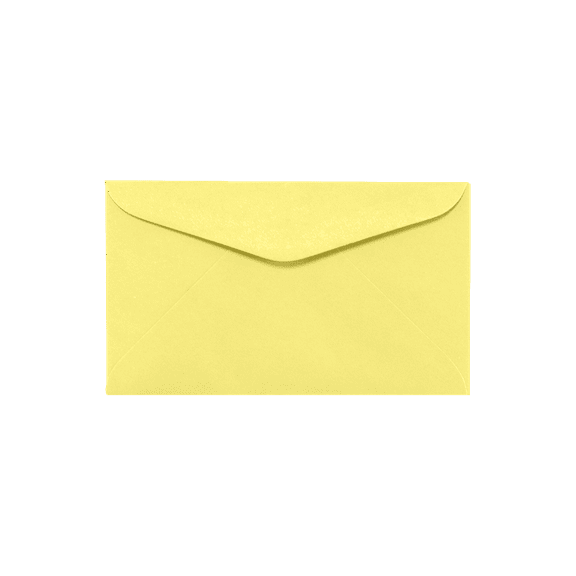 LUXPaper #6 1/4 Regular Envelopes, 3 1/2 x 6, Pastel Canary, 1000/Pack