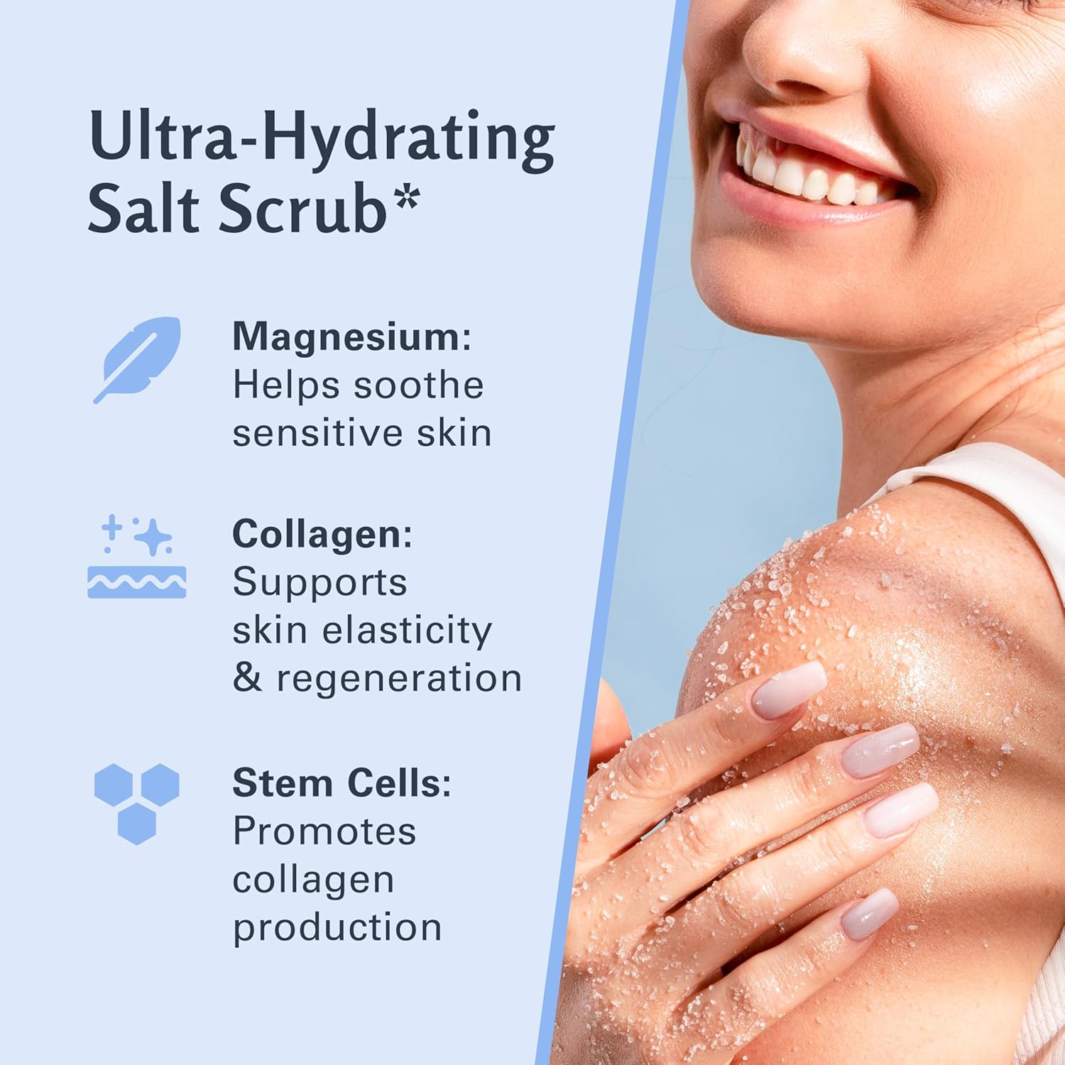 M3 Naturals Magnesium Dead Sea Salt Body Scrub, 16 oz photo 7