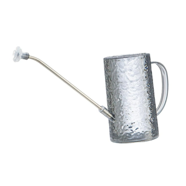 S SERENABLE Arrosoir 1L Poignée Ergonomique Long Bec pour Fleurs d'Intérieur Gris