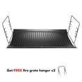 thumbnail image 7 of 27 Inches Ash Pan/Drip Pan for Chargriller 1224, 1324, 2121, 2222, 2727, 2828, 2929 Charcoal Grills, Charbroil 17302056 Grill Grates Replacement Part with 2pcs Fire Grate Hanger, 7 of 7