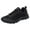 Black, variant on Gvdentm Mens Wide Sneakers Non Slip Work Shoes Leatherwear Slip On Water Resistant Walking Shoes Men Black,7