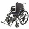Invacare - Tracer SX5 - Manual Wheelchair - Flip-Back Desk-Length Armrest with Elevating Legrest - 18" x 16" Seat
