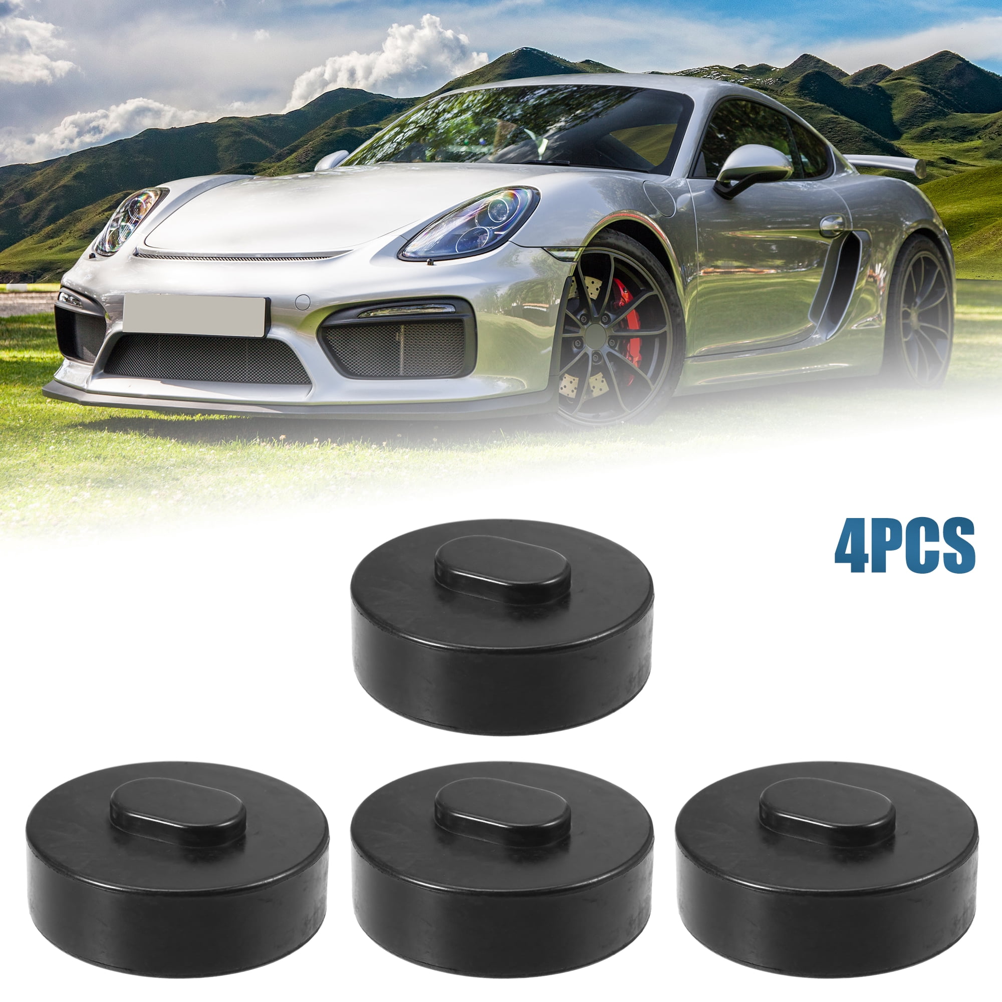Unique Bargains 4 Pcs Rubber Jack Puck Lift Pad for Porsche 911 964 991 993 Adapter