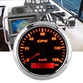 thumbnail image 3 of Speedometer Odometer, 85mm GPS Speedometer with 7 Color Backlight for Boat for Yacht for Car Black, 3 of 8