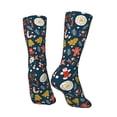thumbnail image 3 of Goofa Holiday Christmas Cookies Printed Men's Crew Socks, Soft Durable Breathable Moisture-Wicking with Odor Control Cotton socks, 3 of 9