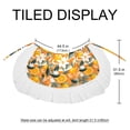 thumbnail image 5 of Tangerine Stylish Chiffon Beach Skirt Summer Dress with Polyester Straps, 5 of 6