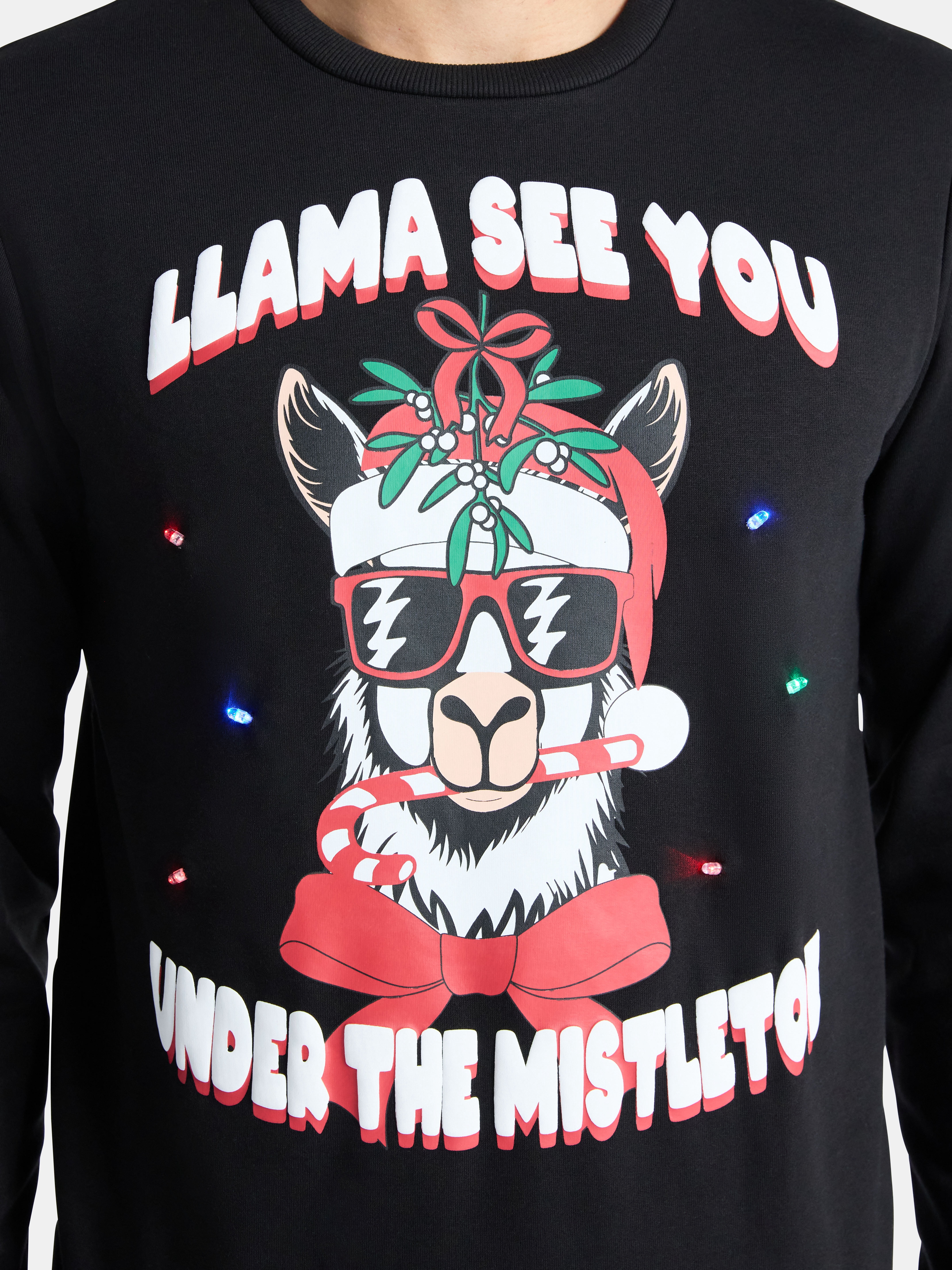 Men's Christmas Light Up Graphic Sweatshirt from Holiday Time, Sizes XS-3XL