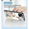 thumbnail image 5 of This OnePlus 7pro phone case comes with a 360° rotating metal ring, making it convenient to carry. It features a magnetic stand and a floral pattern., 5 of 6
