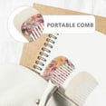 thumbnail image 3 of unbranded 2Ud Peine Semi Circular Frances Portátil De Acetato De Para Viajes Y Bolsos, 3 of 7