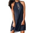 thumbnail image 1 of Birdeem Robe d'Été Décontractée Mode à Col Suspendu Sans Manches pour Femmes, 1 of 1