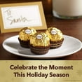 thumbnail image 3 of Ferrero Rocher, Premium Milk Chocolate Hazelnut, Individually Wrapped, 24 Count Holiday Chocolate Gift Box, 10.6 oz, 3 of 13