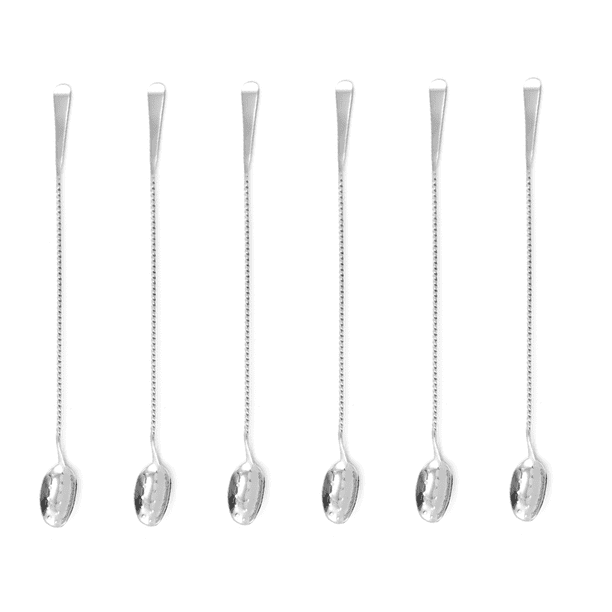 Cucharas de Bar de acero inoxidable, cuchara mezcladora profesional para cócteles, herramienta de barra, lágrima de estilo japonés