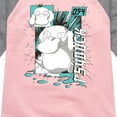 thumbnail image 3 of Pokémon - Psyduck Anime - Girls Raglan Graphic T-Shirt, 3 of 5