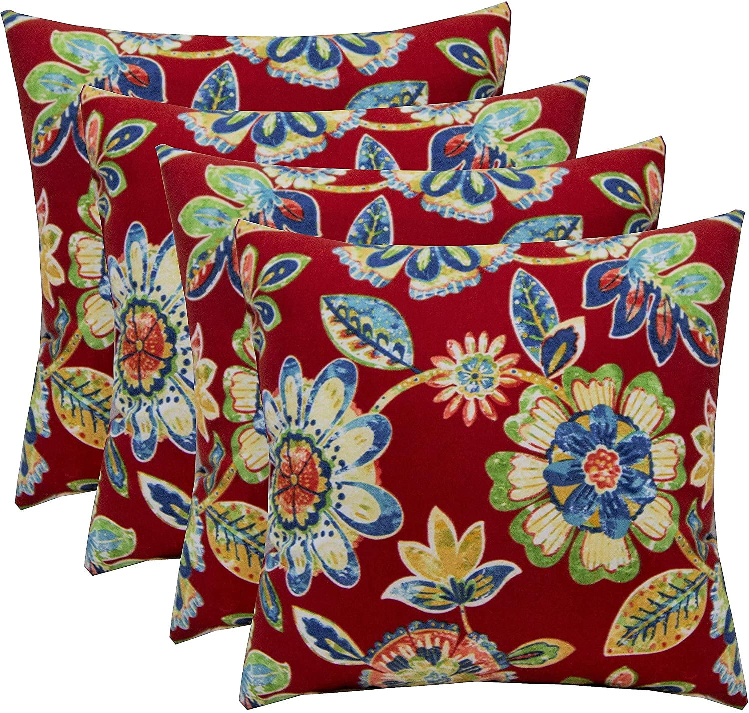 Details about   RSH Décor Indoor Outdoor Set of 2 Square Pillows Daelyn Cherry Choose Size 