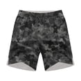 thumbnail image 4 of Timoontee Men's Resort Shorts Short Length Elastic Waistband Side Pockets Included Durable Stitching Perfect For Gym Training Gray S, 4 of 6