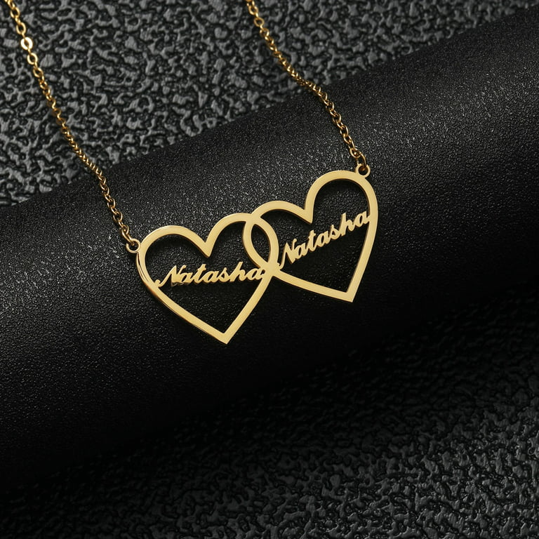 Charm 18k Gold Plated Heart Pendant Necklace Chain Choker Women Party  Jewelry 