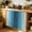 Dark Blue Gray, variant on Deep Green Grey Ombre Cabinet Curtains 10"W x 11"L, Modern Abstract Art Gradient Sink Skirt for Bathroom Kitchen Self Adhesive, Desk Privacy Short Curtain for Shelves Closet Table Storage