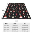thumbnail image 3 of Fotbe Christmas Tree and Gold Socks Manta de Franela Acolchonada con Estampado, Súper Suave y Esponjosa, Extra Grande para Sofá, Cama, Uso Todo el Año-40"x30", 3 of 7