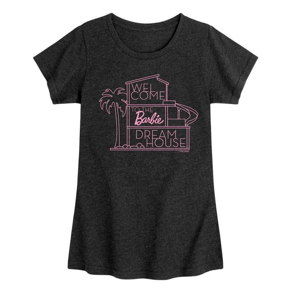 Barbie - Welcome To The Barbie Dream House - Toddler And Youth Girls Short Sleeve Graphic T-Shirt