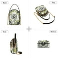 thumbnail image 3 of FORMRS Crossbody Bag for Women Quilted Travel Shoulder Cell Phone Purse with Chain Strap Handbag, Retro Flower, 3 of 7