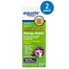 (2 pack) (2 Pack) Equate Children's Allergy Relief Cetirizine Suspension, Grape Flavor, Sugar-Free, Dye-Free, 4 Oz