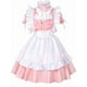 thumbnail image 1 of Delantal de sirvienta francesa, disfraz de Lolita, disfraz de cosplay, conjunto de guantes y calcetines con orejas de gato peludas, 1 of 5