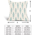 thumbnail image 2 of Boho Pillow Covers 20x20 Inch Teal Bohemian Geometric Decorative Throw Pillow Covers Farmhouse Outdoor Pillowcases Cotton Linen Cushion Covers for Couch Sofa Bed Home Decor (Pack of 2), 2 of 6