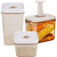 thumbnail image 1 of Food Storage Container | Vacuum Containers For Fruit, Waterproof For And Microwave With Locking Lid For Kitchen Pantry Restaurant Home Snacks,B, 1 of 9
