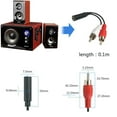 thumbnail image 3 of Audio 3.5mm Female Jack To Socket Phono 2 Male Rca D2R8 V0Q2 Stereo V6Y7 G8I2 B2H8, 3 of 9